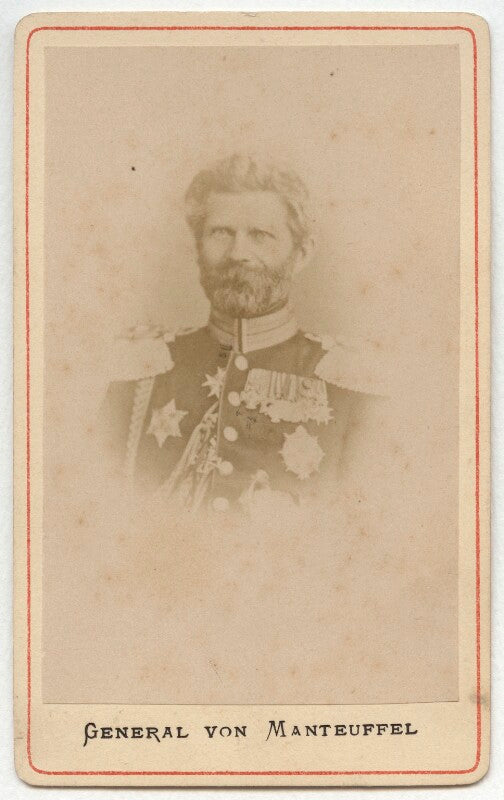 Edwin hans karl von manteuffel, baron von manteuffel npg x74552