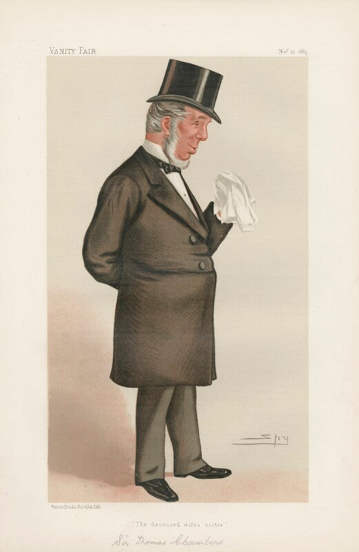 Sir thomas chambers ('statesmen. no. 455.') npg d44201