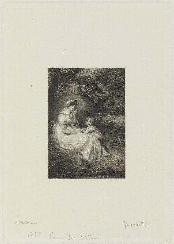 Mary upton (née montagu), viscountess templetown; henry montagu upton, 2nd viscount templetown npg d15657