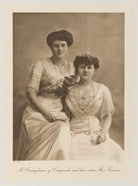 Laura Pearson; Phyllis Crossley (née de Bathe), Lady Somerleyton NPG Ax161344