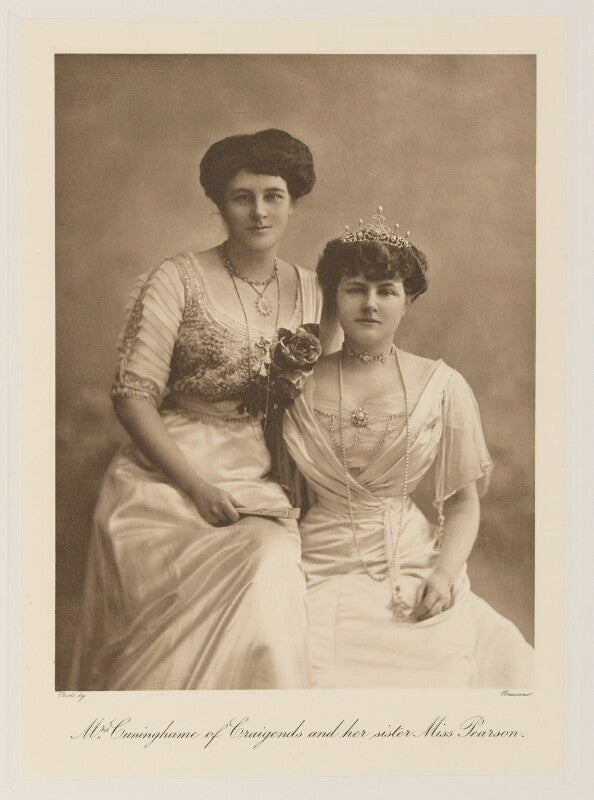 Laura pearson; phyllis crossley (née de bathe), lady somerleyton npg ax161344