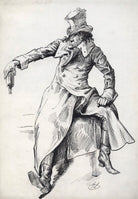 Sir Henry Irving as Dubosc in 'The Lyons Mail' NPG D94