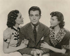 Maureen O'Sullivan; Robert Taylor; Vivien Leigh in 'A Yank at Oxford' NPG x139687