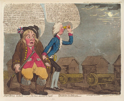 William Pitt ('John Bull bother'd; - or - the geese alarming the capitol') NPG D12465