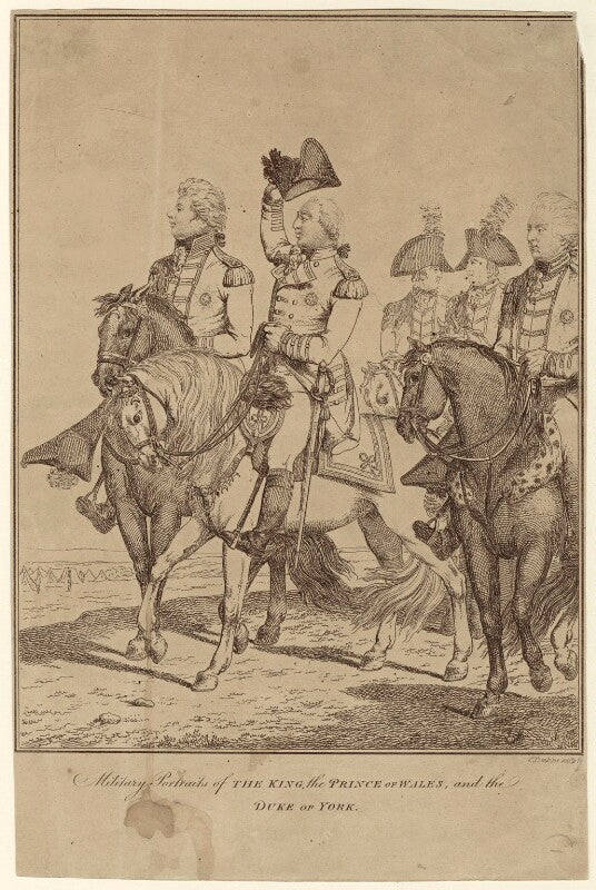 King george iv; king george iii; frederick, duke of york and albany npg d33138