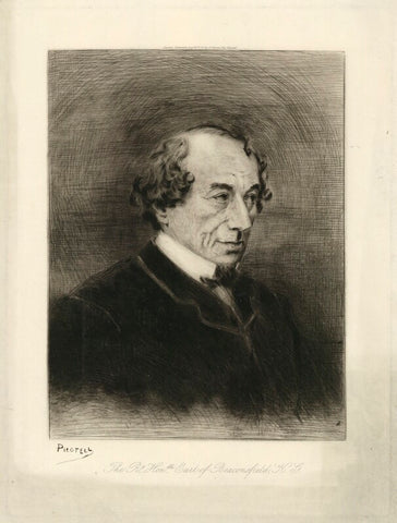 Benjamin Disraeli, Earl of Beaconsfield NPG D21537