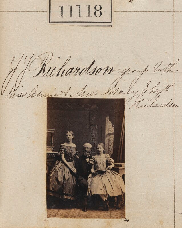 J.j. richardson; annie richardson; mary elizabeth richardson npg ax60818
