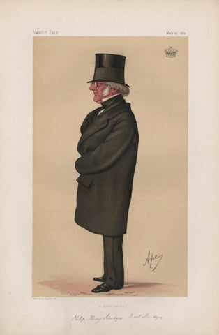 Philip Stanhope, 5th Earl Stanhope ('Statesmen. No. 172.') NPG D43641