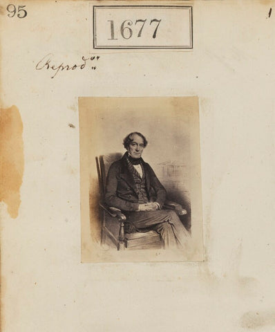 'Reproduction' (Unknown sitter) NPG Ax51070