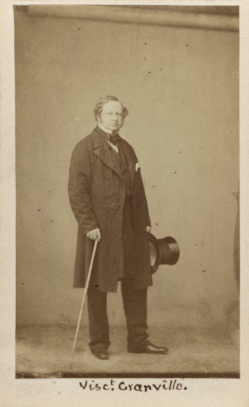 Granville george leveson gower, 2nd earl granville npg ax16395