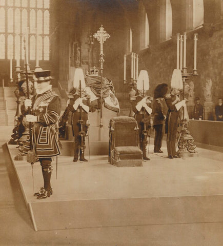 Lying in State of King Edward VII in Westminster Hall NPG P1700(96)
