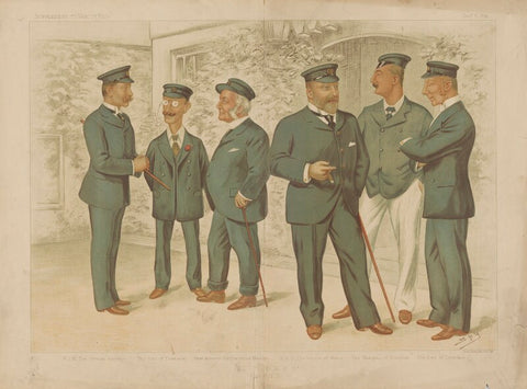 "At Cowes: The R.Y.S." (King Edward VII and 5 others) NPG D44728