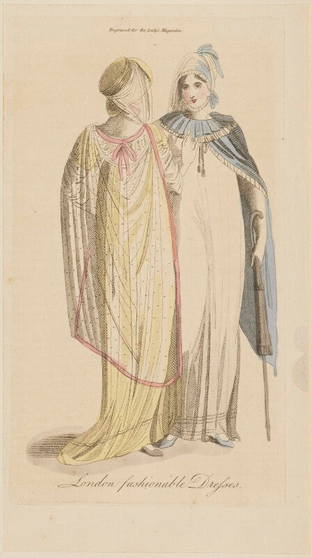 'london fashionable dresses', july 1806 npg d47540