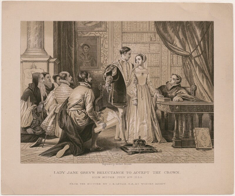 Lady jane grey ('lady jane grey's reluctance to accept the crown') npg d36325
