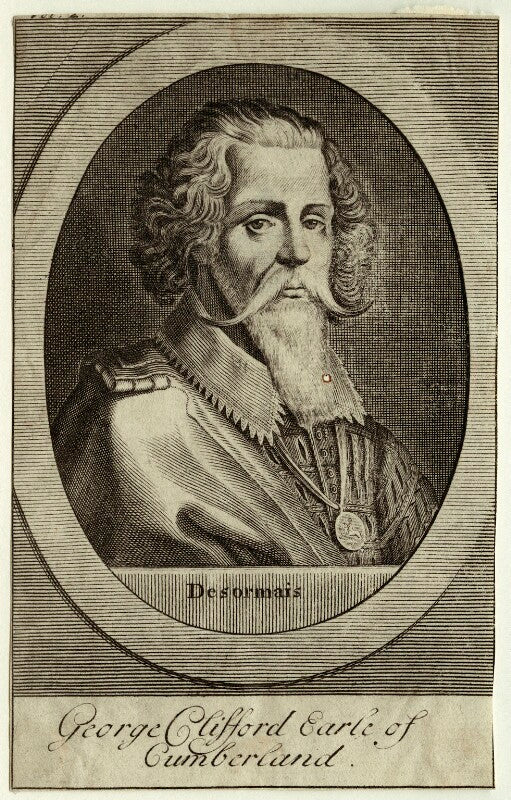 George clifford, 3rd earl of cumberland npg d33730