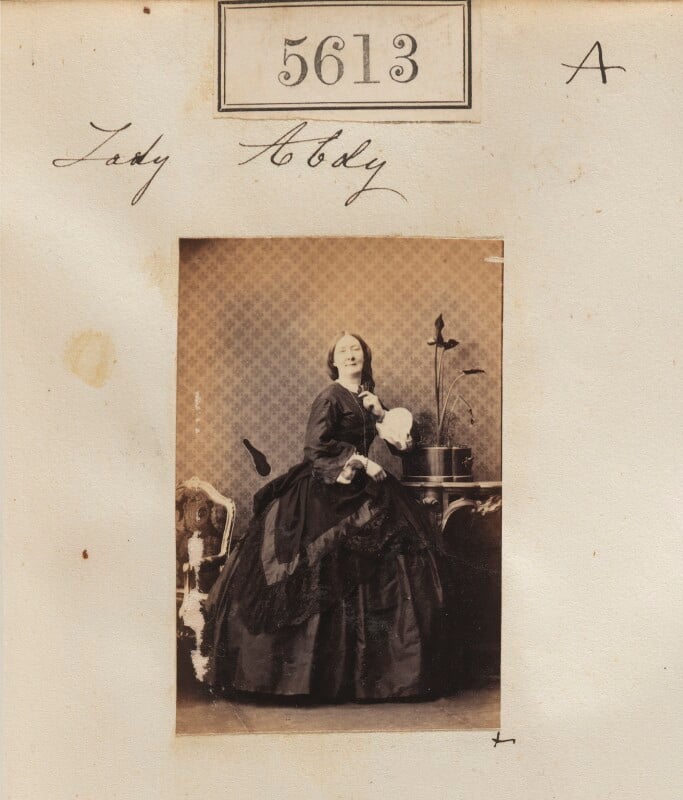Hariot (née alston), lady abdy npg ax55568