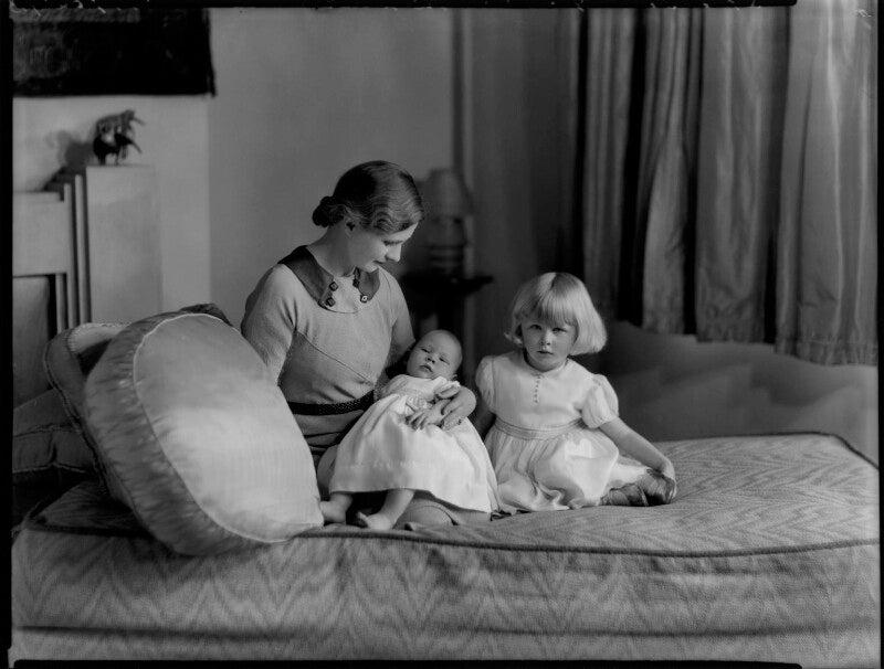 Hon. mary cecilia mcnair scott (née berry) and children npg x151352