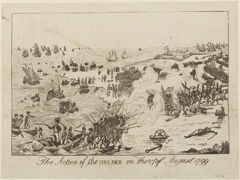 'The action of the Helder on the 27th of August 1799' NPG D15700