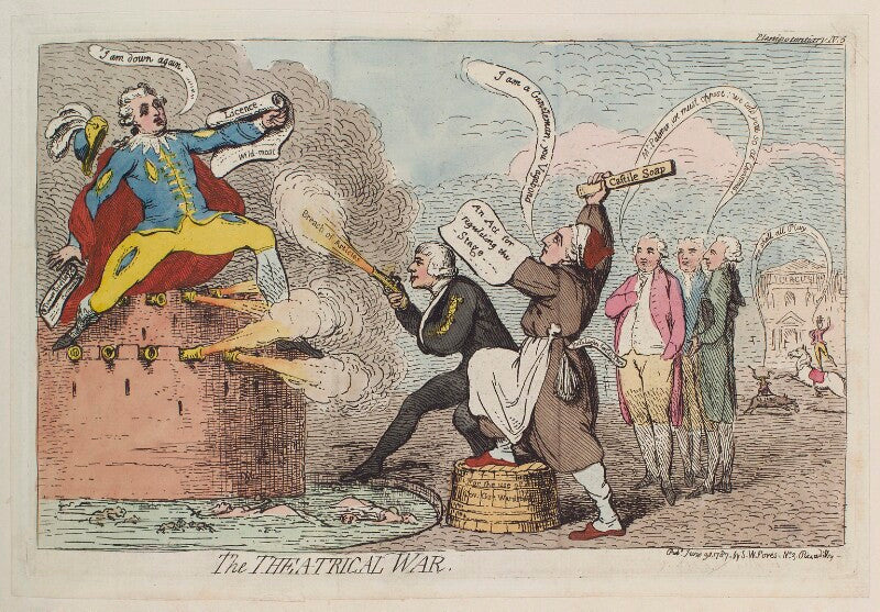 'the theatrical war' npg d12366