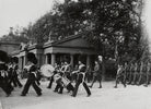 Prince Edward, Duke of Windsor (King Edward VIII) carrying the Regimental Colours in a parade of the Grenadier Guards NPG x28393
