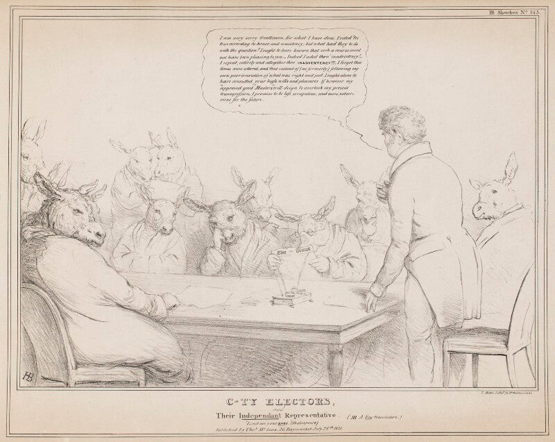 William thompson ('c ty electors and their independant representative') npg d41080