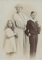 Lady Mercy Marter (née Greville); Frances Evelyn ('Daisy') Greville (née Maynard), Countess of Warwick; Hon. Maynard Greville NPG x68959