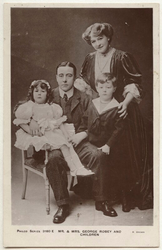 Eileen robey; george robey; ethel haydon; edward george robey npg x160581