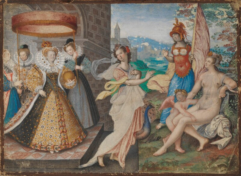 Queen elizabeth i ('elizabeth i and the three goddesses') npg 6947