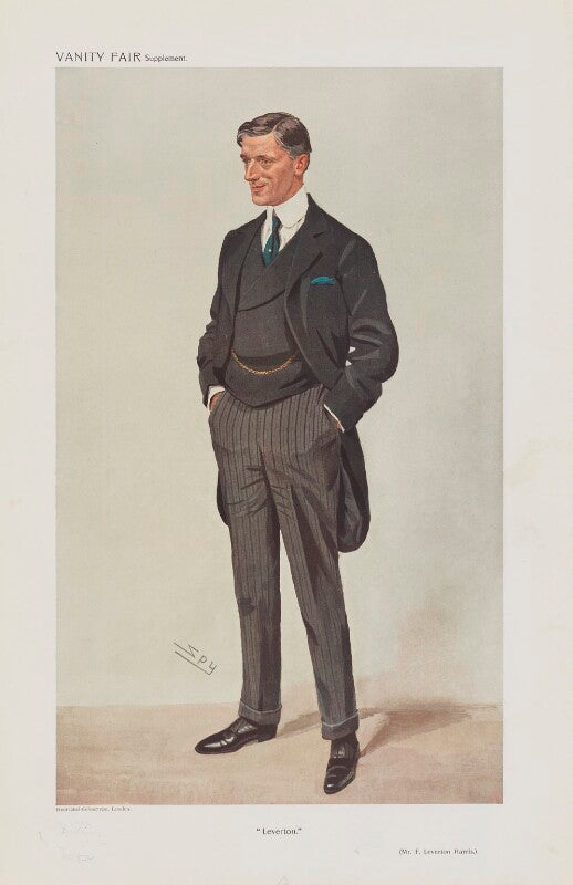 (frederick) leverton harris ('men of the day. no. 1206. "leverton."') npg d45531