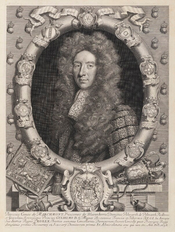Sir patrick hume, 1st earl of marchmont npg d21528