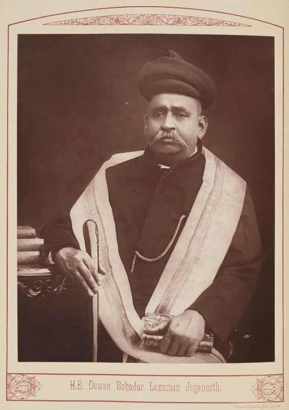 Lakshman jagannath, diwan of baroda npg ax28698