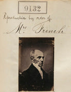 Unknown man ('Reproduction by order of Mrs French') NPG Ax58954