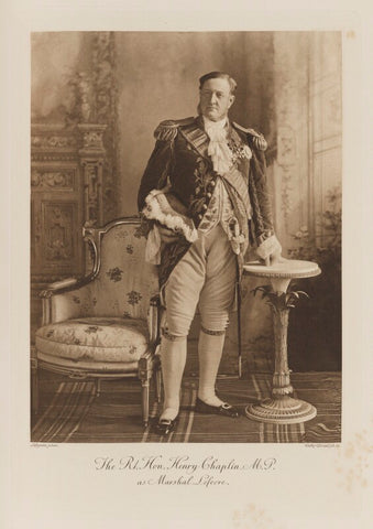 Henry Chaplin, 1st Viscount Chaplin as Marshal Lefevre NPG Ax41096