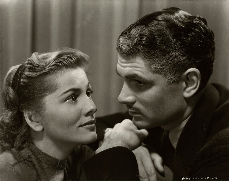 Joan Fontaine and Laurence Olivier NPG x45138