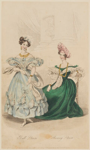 'Ball Dress. Evening Dress', October 1832 NPG D47664