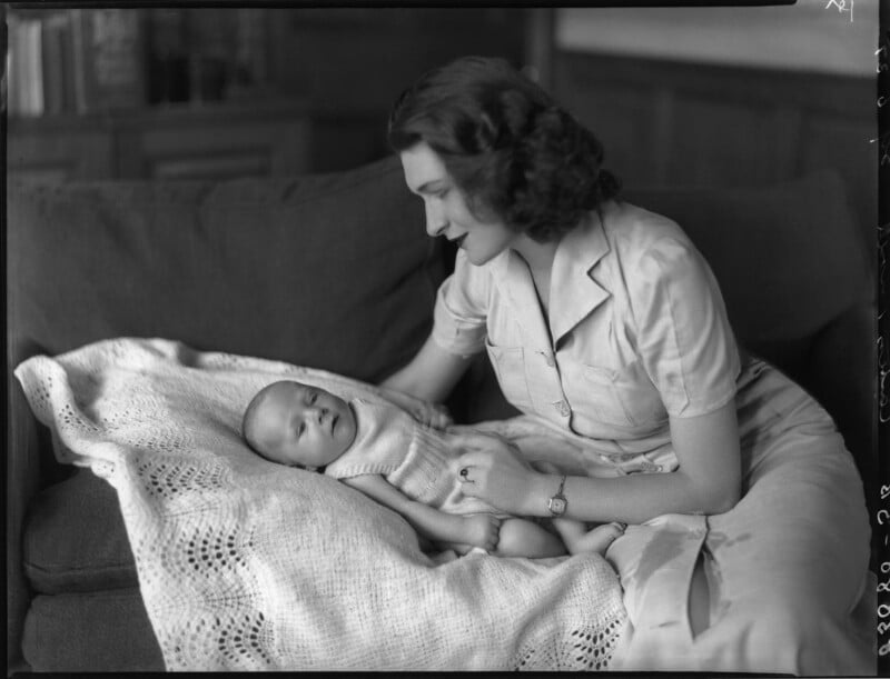 Conrad sebastian robert russell, 5th earl russell; patricia helen ('peter') (née spence), countess russell npg x37463