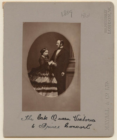Queen Victoria; Prince Albert of Saxe-Coburg and Gotha NPG x6054