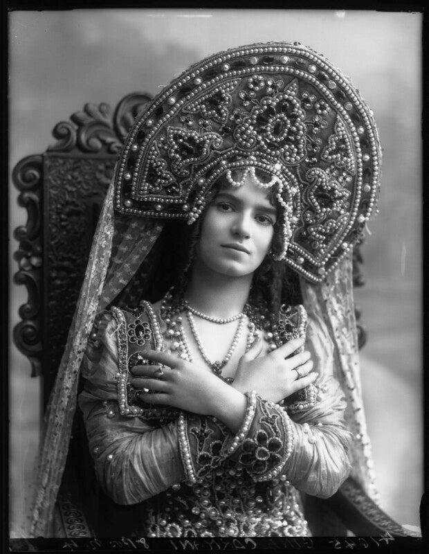 Gina cormani as a russian noblewoman in 'the dance dream' npg x103165