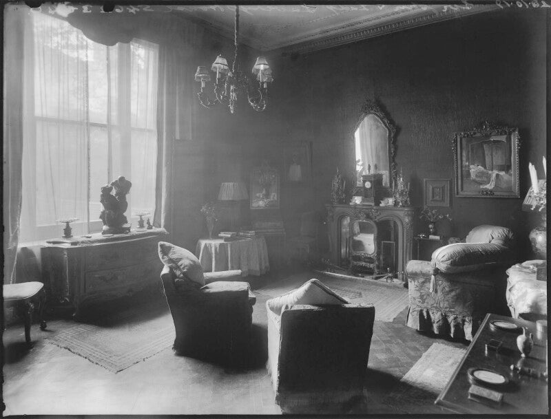 Interior of sir john and lady lavery's home ('the drawing room') npg x22166