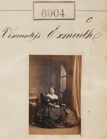 Madeline Honorine (née Dobrowolska), Viscountess Exmouth NPG Ax56823