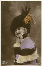 Gaby Deslys modelling a hat by Maison Lewis NPG Ax160400