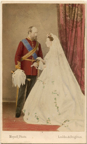 Prince Christian of Schleswig-Holstein; Princess Helena Augusta Victoria of Schleswig-Holstein NPG Ax46735