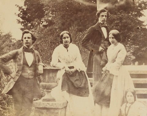 Sir William James Herschel, 2nd Bt; Amelia (née Herschel), Lady Wade; Alexander Stewart Herschel; Julia Mary Maclear (née Herschel) NPG x44698