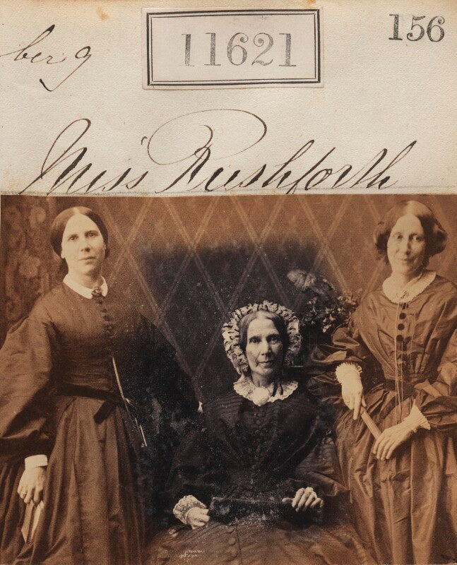 Miss rushforth and two unknown women npg ax61304