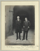 Arthur James Balfour, 1st Earl of Balfour; Sir Ernest Henry Shackleton NPG x87729