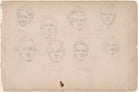 Miss Duff; C.O. Mande; Mr and Mrs Duff and four unknown sitters NPG D23313(23)
