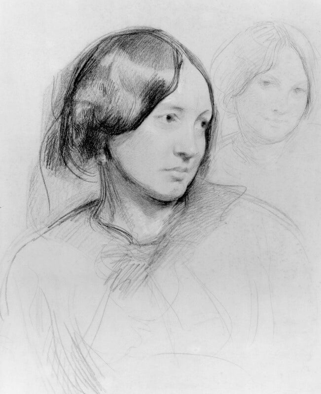 Unknown woman, formerly known as george eliot npg 2210