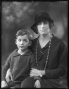 Margaret (née Carr), Lady Salmond; Master Salmond NPG x123547