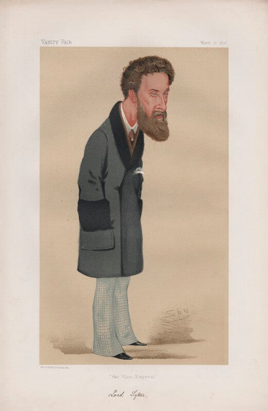 Edward robert bulwer lytton, 1st earl of lytton ('statesmen. no. 219.') npg d43736