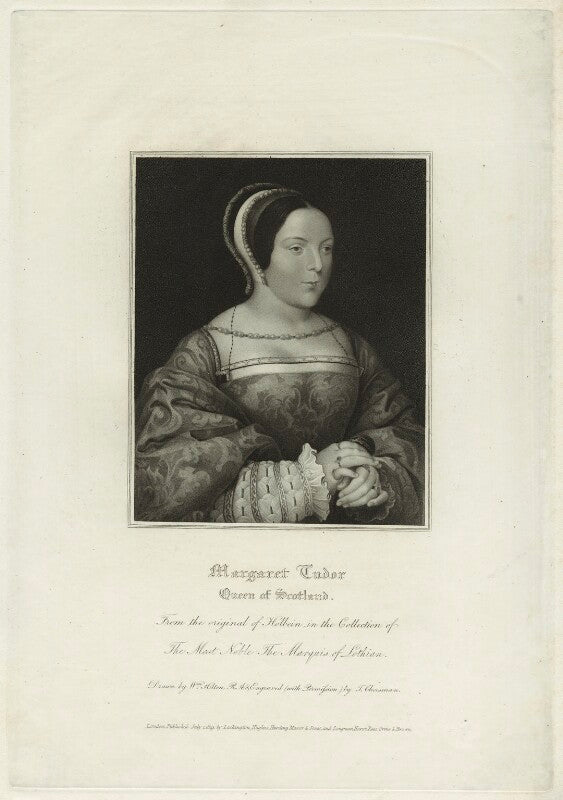 Marie d'assigny, madame de canaples engraved as margaret tudor npg d24196